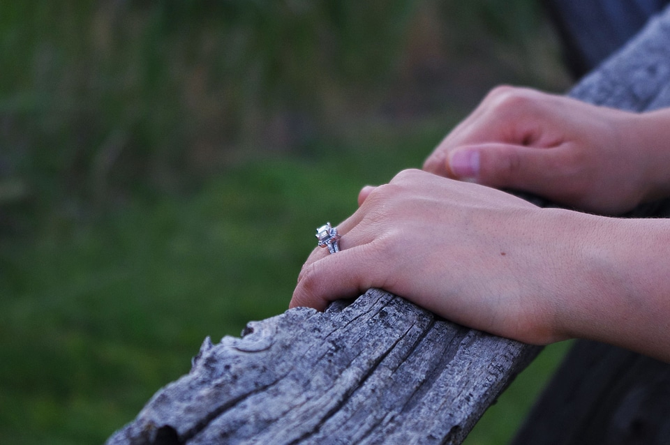 Engagement love woman