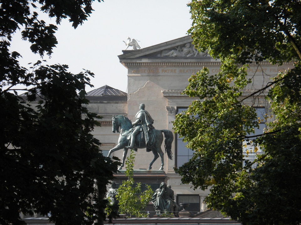 Berlin image man on horseback museum of german art
