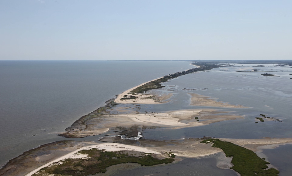 Breach at Prime Hook National Wildlife Refuge