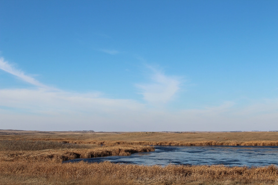 Wet and grassland easement at Long Lake Wetland Management District