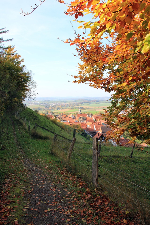 Teutoburg forest village view