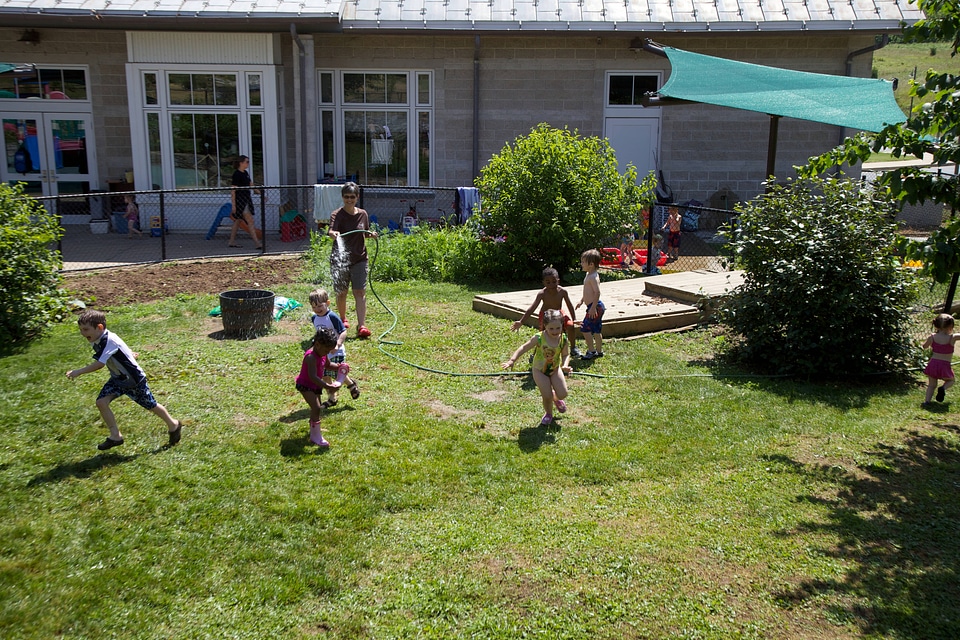 Construction of outdoor classroom-1