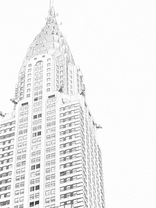 Facades city modern building