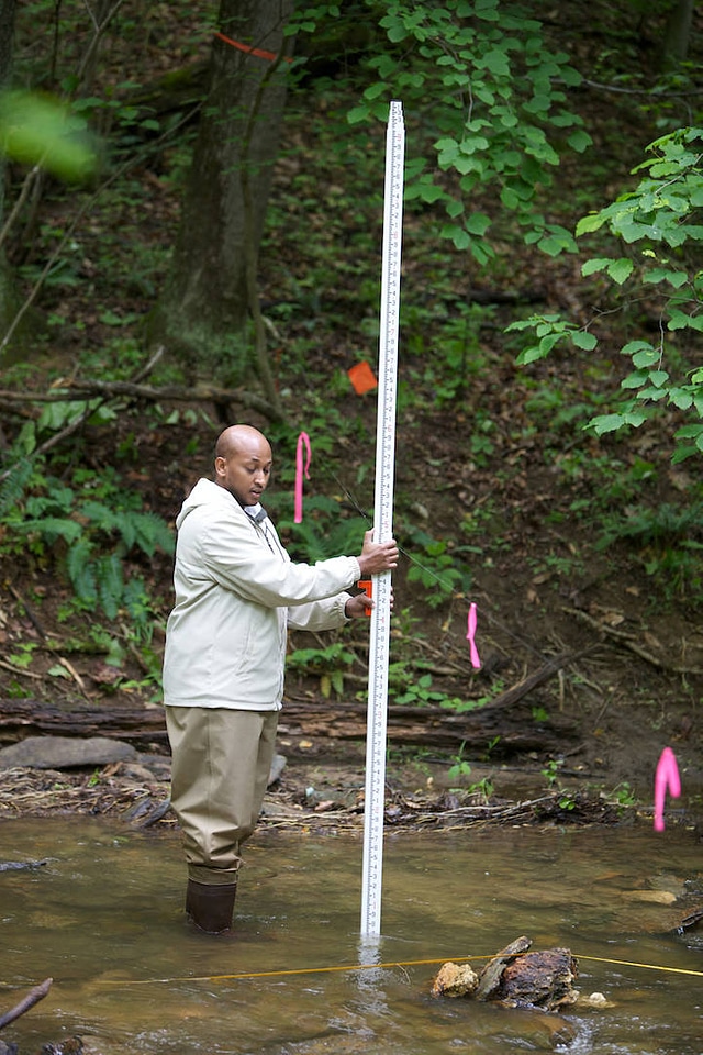 FWS employees surveying and assessing rivers and streams-1