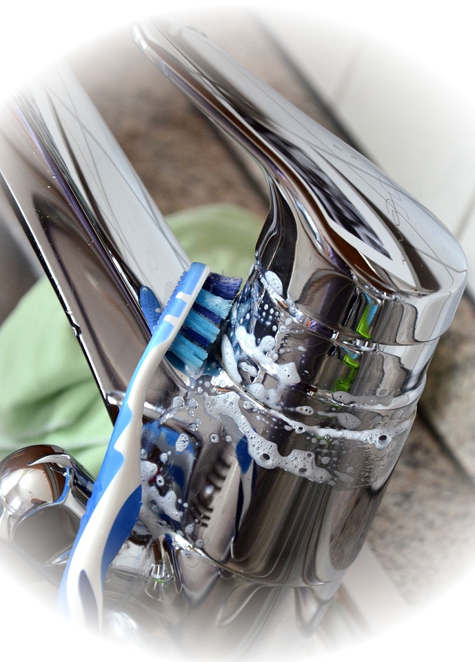 Sanitary cleaning material foam