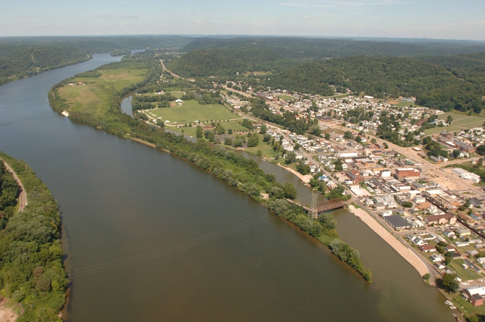 Development at river's edge