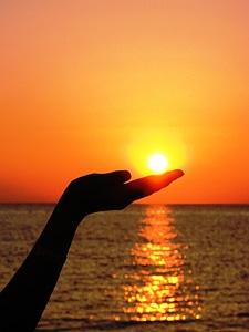 Light summer sea