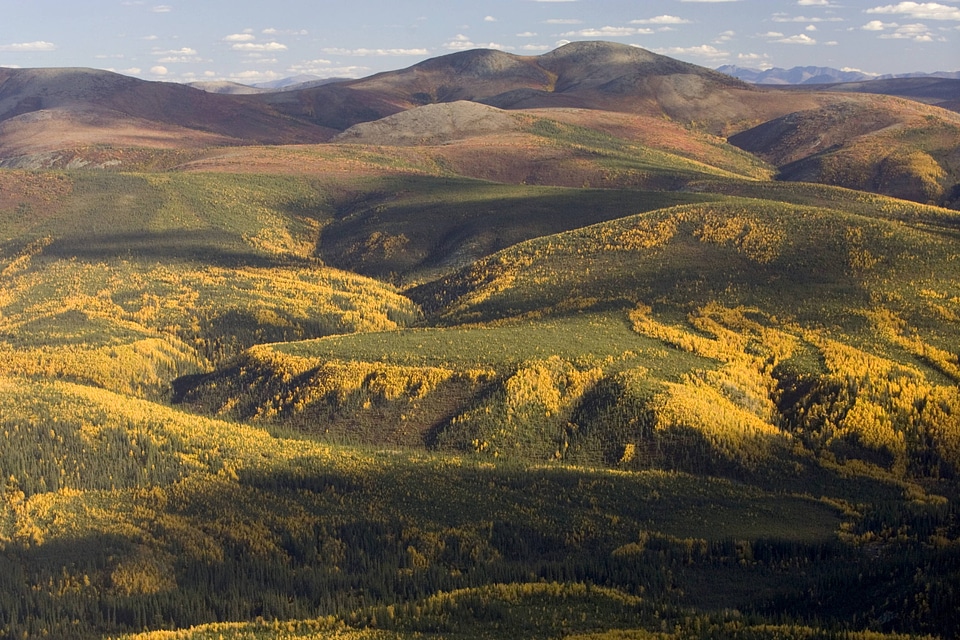 Mountains at Yukon Flats National Wildlife Refuge