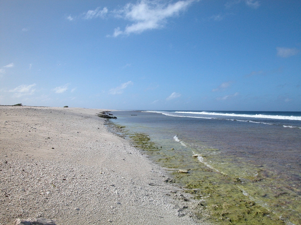 Howland Islands refuge coastline
