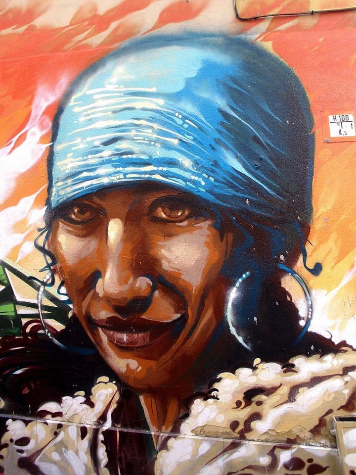 Artistic painting graffiti