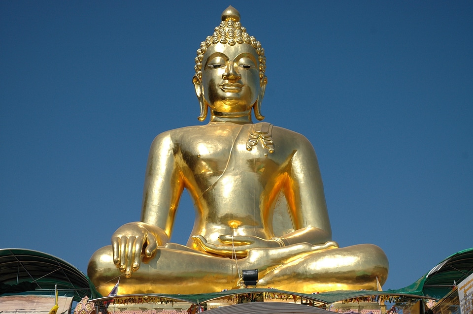 Buddah thailand golden triangle