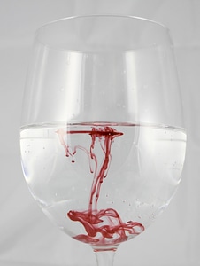 Ink blood red