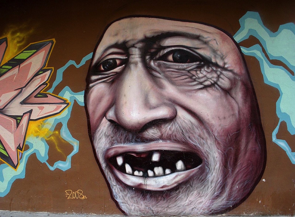 Artistic painting graffiti