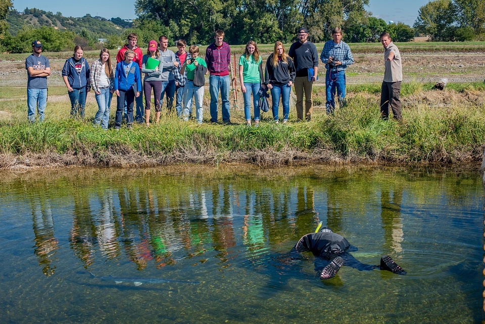 Biologist leads tour