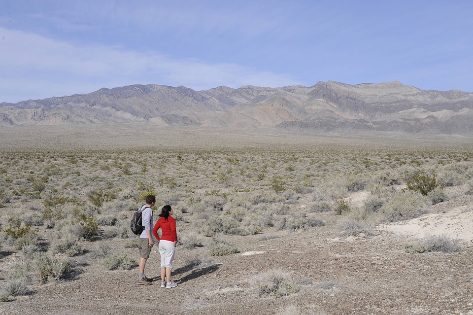 Visitors on the Desert National Wildlife Refuge