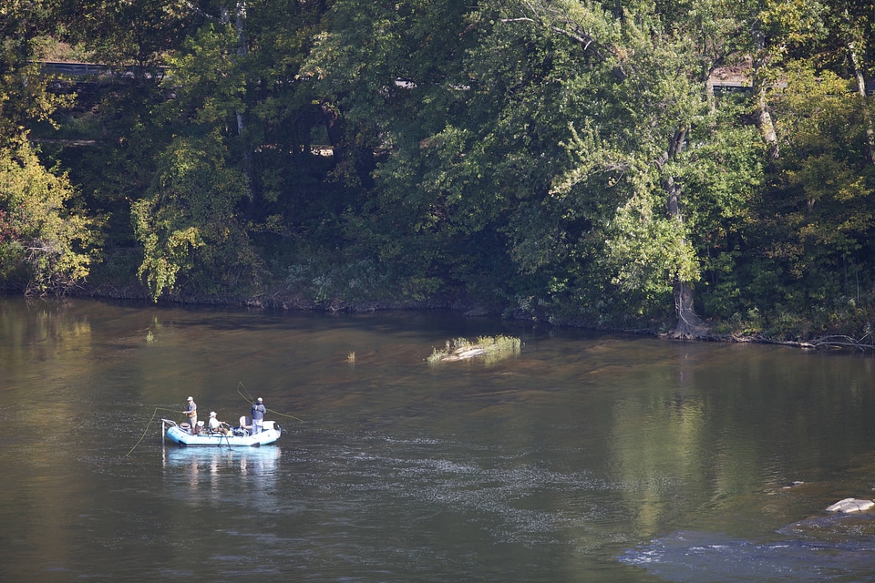 Fly fishing on the Potomac River