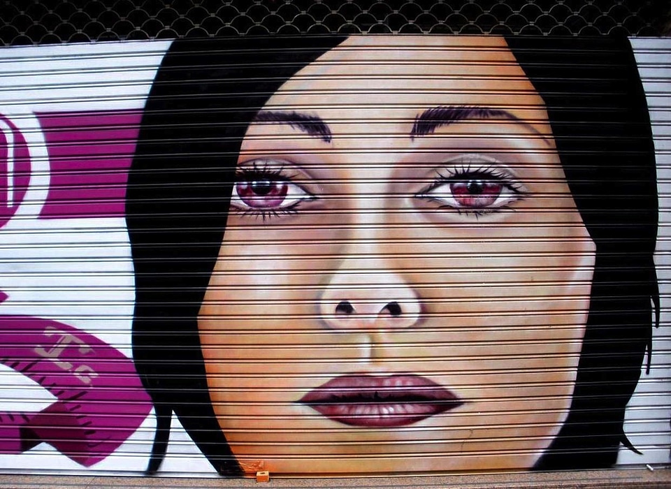 Artistic painting graffiti