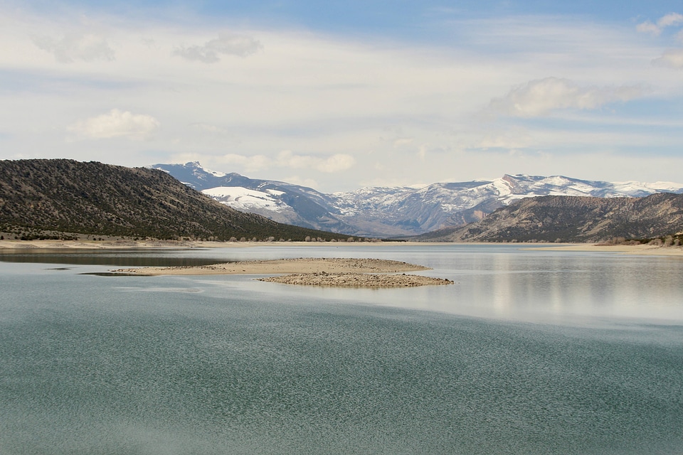 View from Boysen Dam