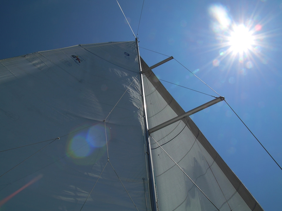Navy sun sky