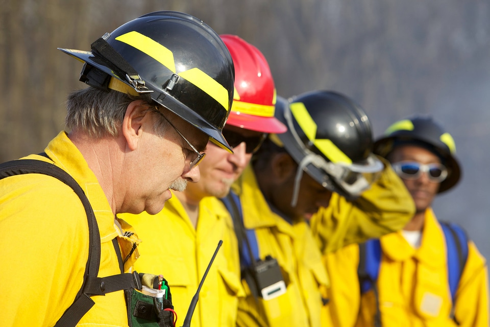 Group of firefighters at NCTC