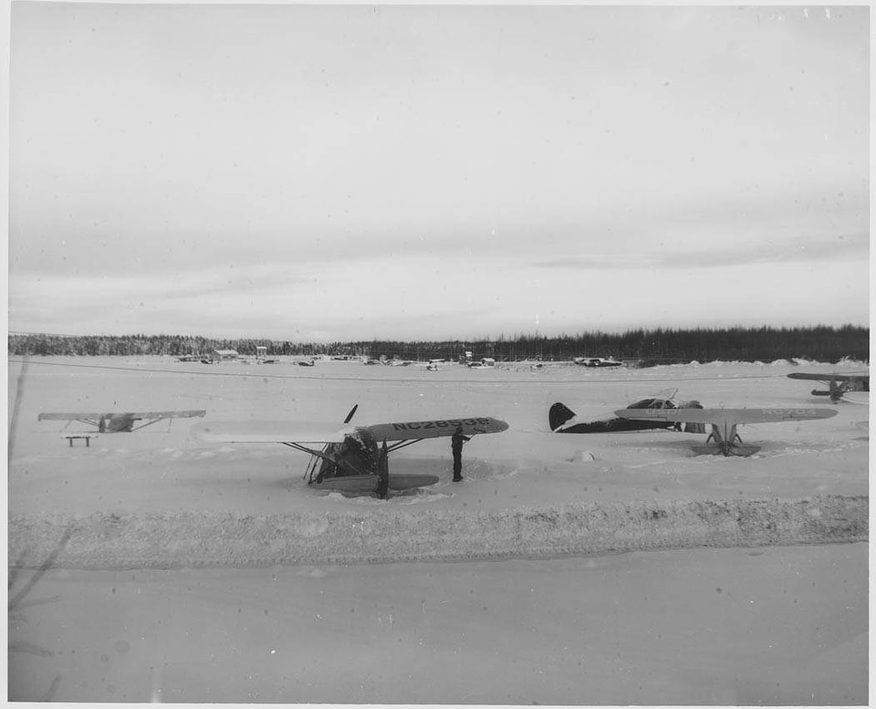 Hangar Facilities at Anchorage in Winter-1