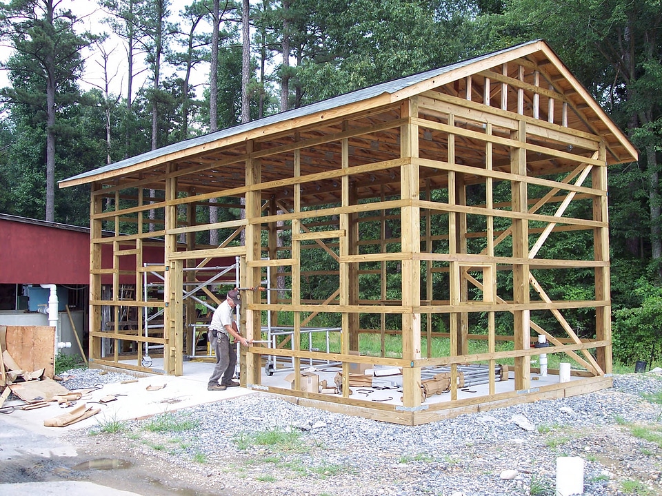 Mussel culture building at the Virginia Fisheries and Aquatic Wildlife Center