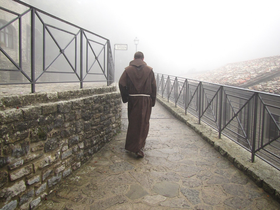 Monk verna monastery