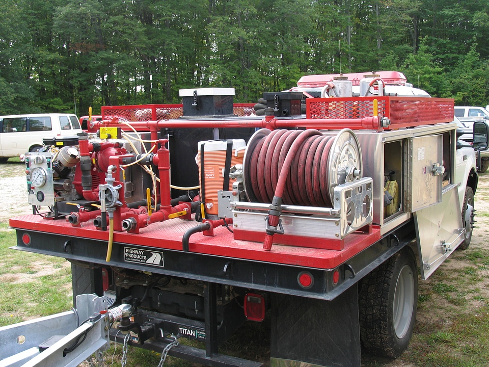 Water truck used for fires at Seney National Wildlife Refuge