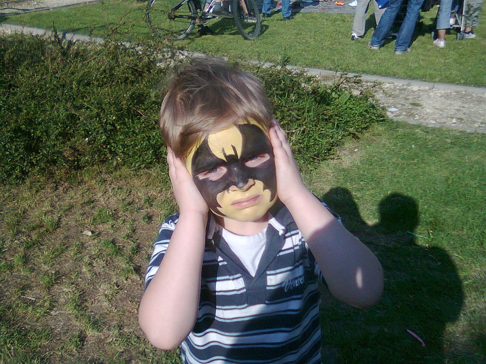 Boy painted costume