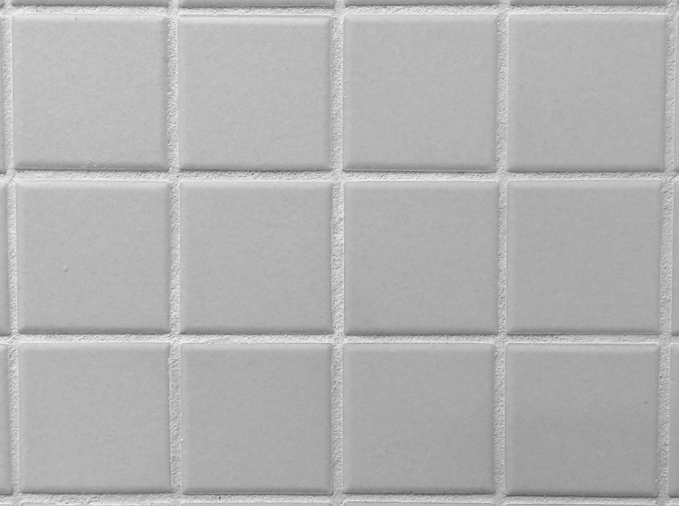 Square pattern grout