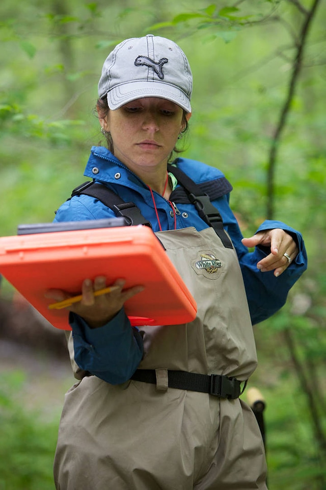FWS employees surveying and assessing rivers and streams-1