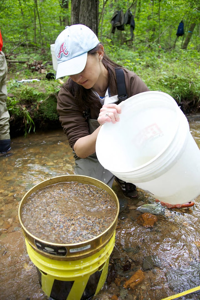 FWS employees surveying and assessing rivers and streams-1