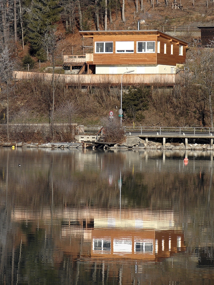 Reflection still house photo