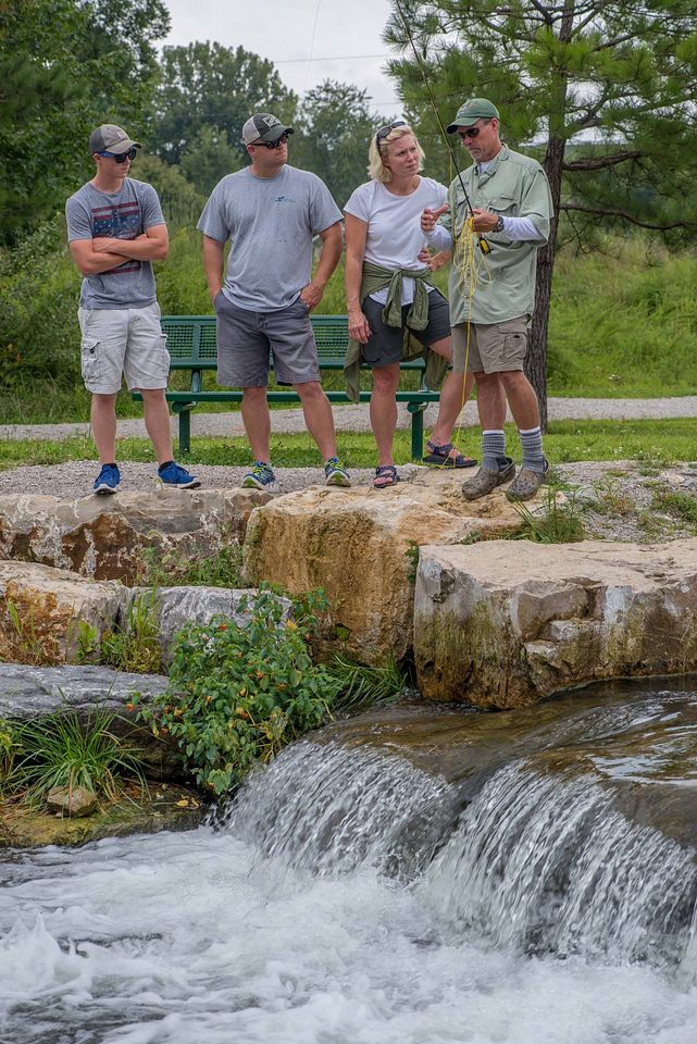 Fly fishing clinic on Hatchery Creek-2