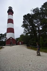 Visitors at Assateague Lighthouse