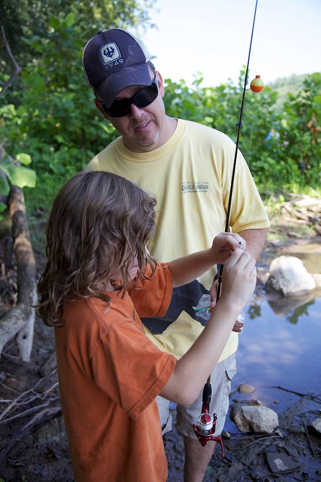 Learning to bait a hook