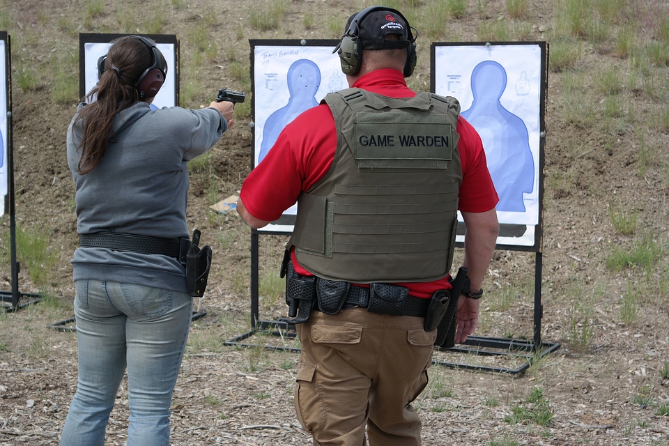 Firearms proficiency session
