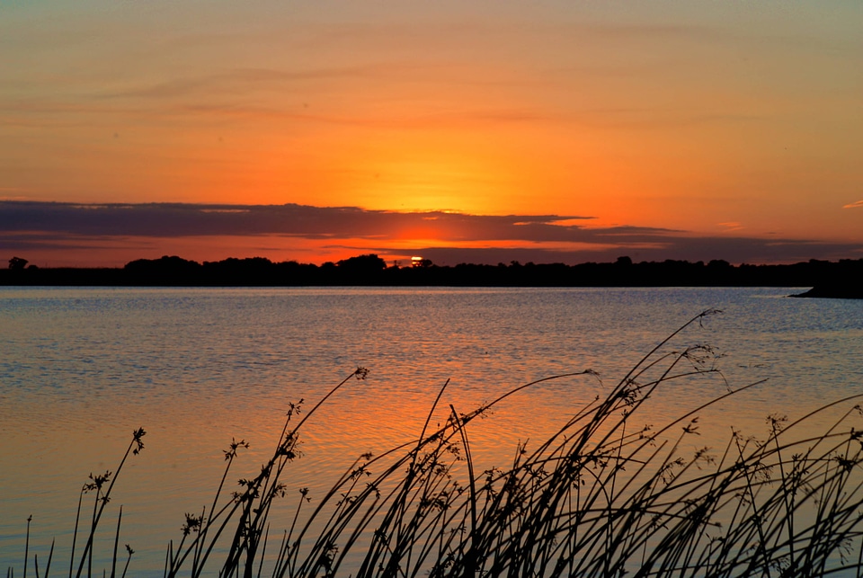 Quivira National Wildlife Refuge sunset