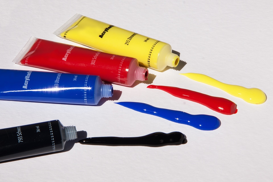 Tube colorful yellow