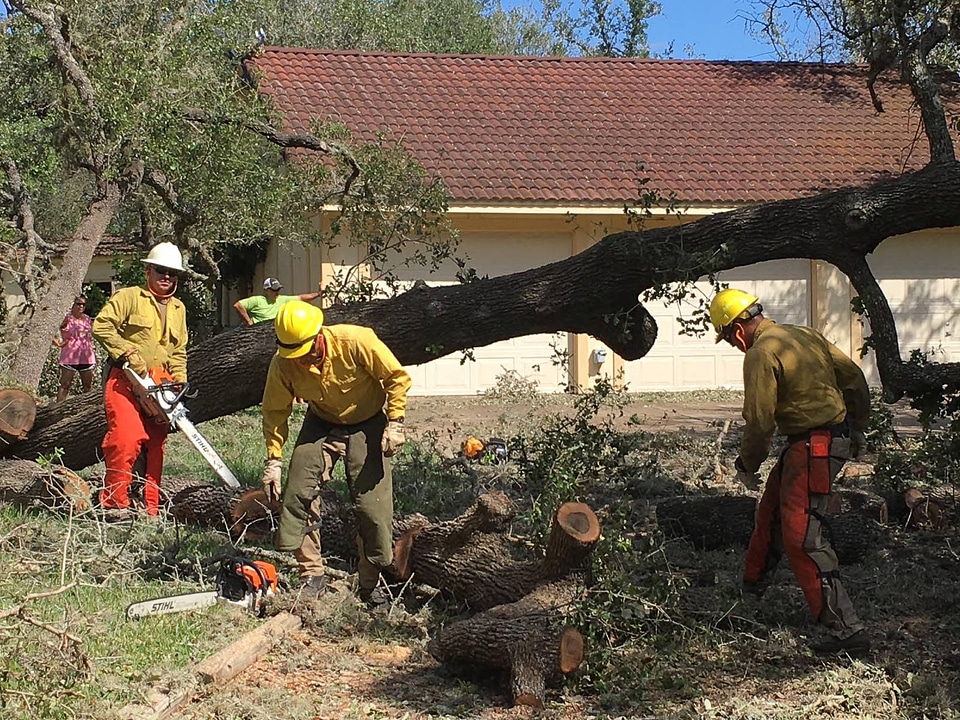Hurricane Harvey damage clean-up