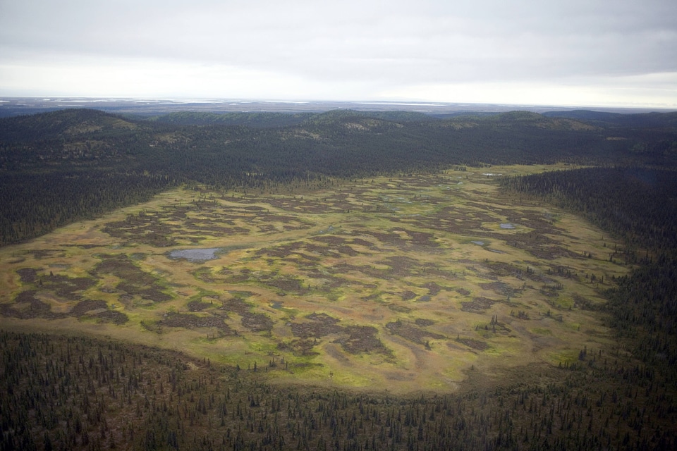 Aerial view of Selawik National Wildlife Refuge-2