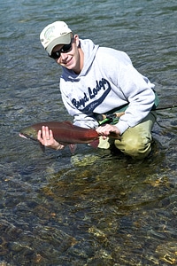 Salmon fishing in Alaska photo
