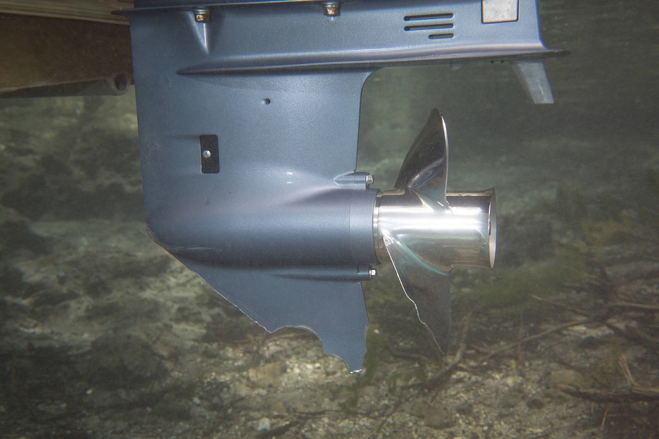 Lower unit of an outboard boat motor