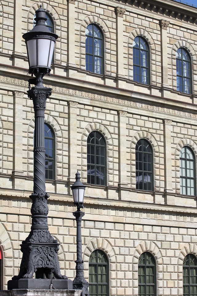 Architecture city lantern