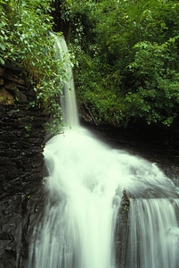 Scenic of waterfall in Georgia photo