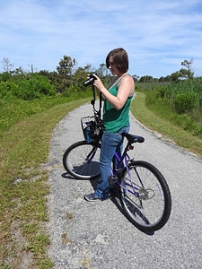 Cyclist captures photo on Wildlife Loop photo