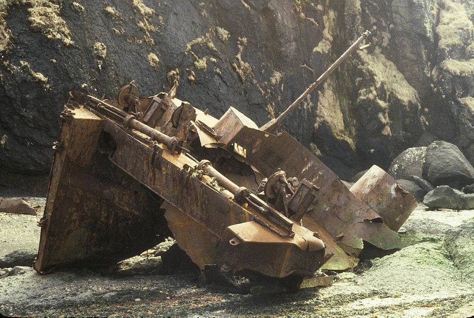 WW II Landing Craft Wreck on Amchitka Island