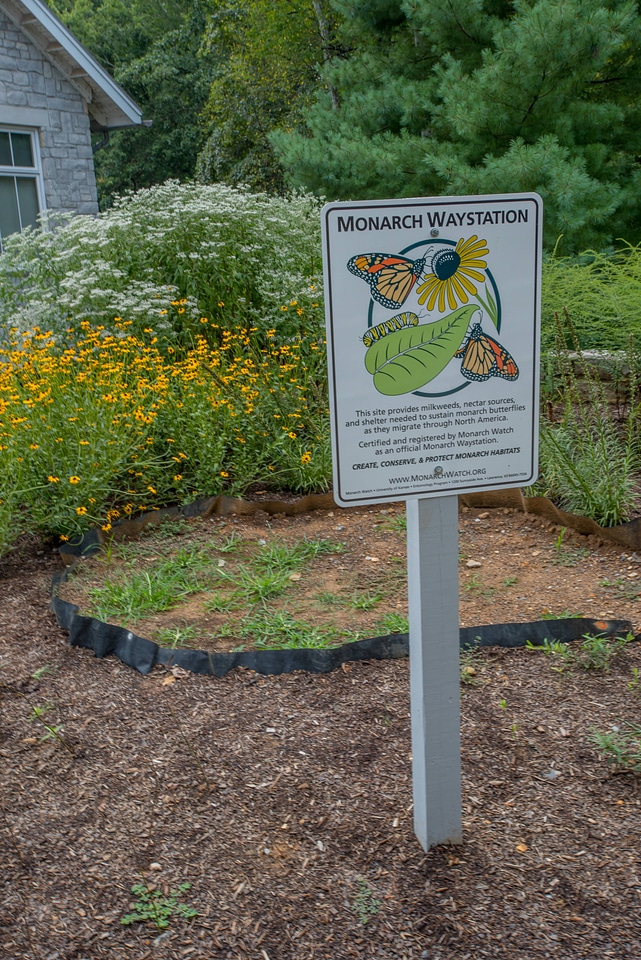 Monarch Waystation sign