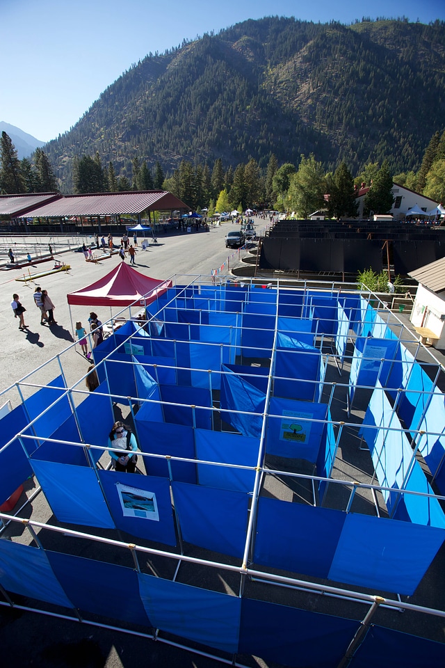 Wenatchee River Salmon Festival's Salmon Maze