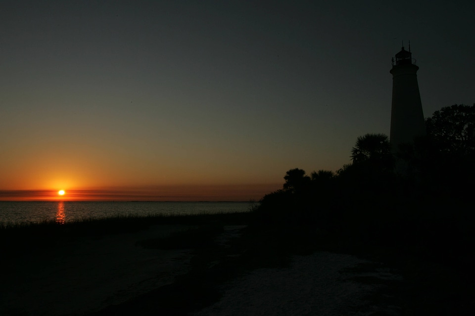 Sunset at St. Marks National Wildlife Refuge Lighthouse